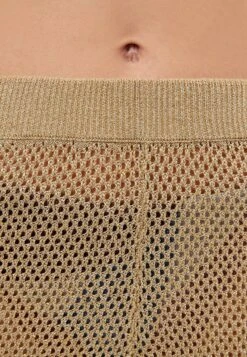 Oysho Straight Fit - Pantaloni - Gold Coloured -Fashion Brand 66e4190d7af2413983e30ca354119e68