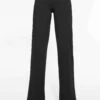 Oysho High-Rise Comfortlux Straight-Leg - Pantaloni - Black 1 Oysho High-Rise Comfortlux Straight-Leg - Pantaloni - Black -Fashion Brand 6802b10420b3461d8b194398300c5669