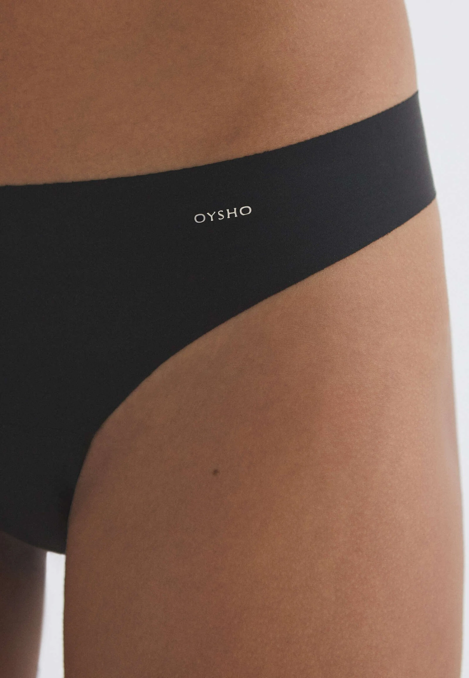 Oysho 3 Laser Cut Microfibre- Perizoma - Black 5 Oysho 3 Laser Cut Microfibre- Perizoma - Black - immagine 3