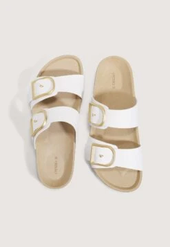 Oysho Buckle ThongCiabattineWhite Donna Ciabatte E Zoccoli OY111D09D-A11 -Fashion Brand 6db82ad5623943c09da587a9ee32114d