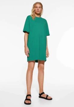 Oysho LongT-Shirt BasicGreen Donna T-shirt E Top OY121D077-M11 -Fashion Brand 76830022bb004118935c9f1b96ffa199