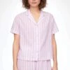 Oysho Stripe Short-SleevedMaglia Del PigiamaPink Donna Intimo Notte E Loungewear OY181Q12H-J11 -Fashion Brand 7828e267c5b54816accc84e2b2920767