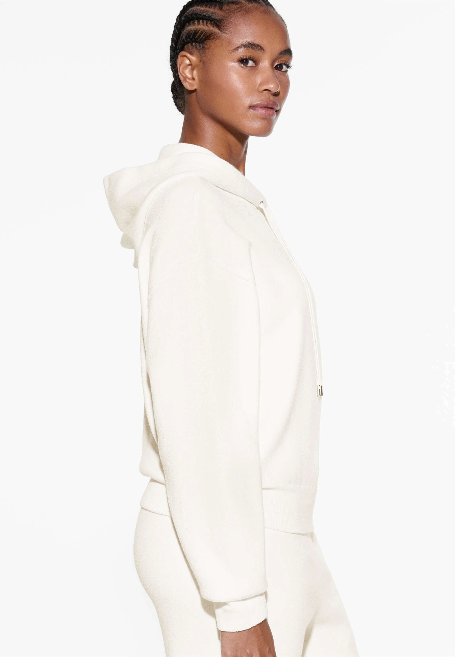 Oysho HoodedFelpa Con CappuccioWhite Donna Felpe OY121I07R-A11 7 Oysho HoodedFelpa Con CappuccioWhite Donna Felpe OY121I07R-A11 - immagine 5