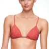 Oysho Print TriangleBikini Pezzo SopraRed Donna Moda Mare OY181J0CG-G11