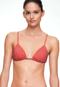 Oysho Print TriangleBikini Pezzo SopraRed Donna Moda Mare OY181J0CG-G11
