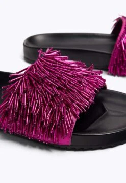 Oysho Appliqué Slides 11272280CiabattinePurple Donna Ciabatte E Zoccoli OY111A0CF-I11 -Fashion Brand 7c6abf2df73b4ce9a3424bcc497158a1