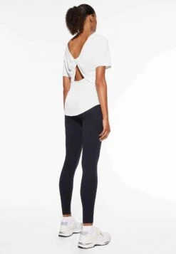 Oysho Open Back Short-Sleeved T-Shirt BasicWhite Donna T-shirt E Top OY141D09K-A11 -Fashion Brand 7cee134d511a41e1b303f87fbbc9653f