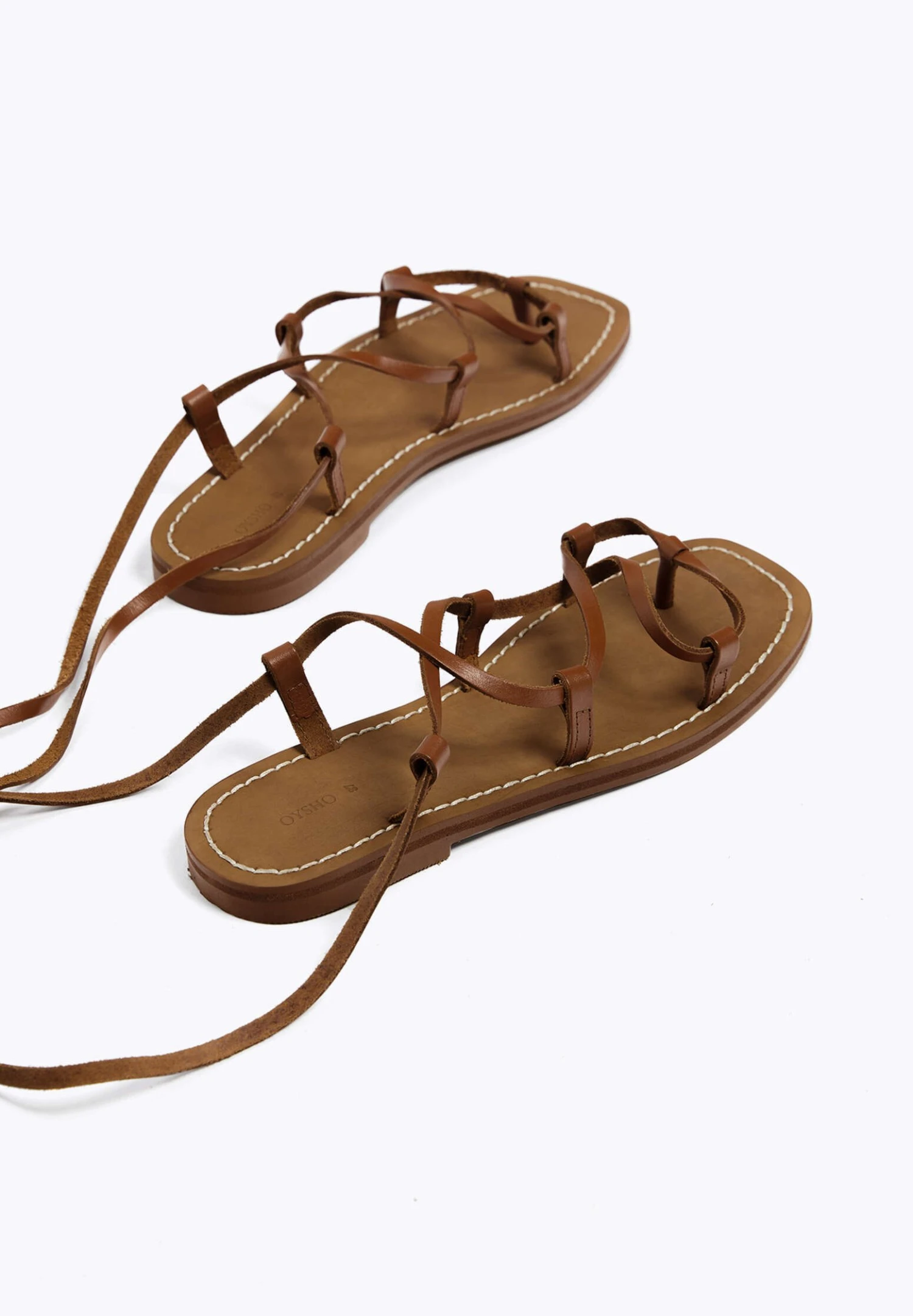 Oysho Roman - Sandali Con Cinturino - Brown 6 Oysho Roman - Sandali Con Cinturino - Brown - immagine 4