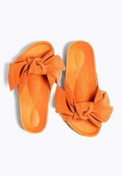 Oysho Bow- Ciabattine - Orange -Fashion Brand 7e8afd5847c9401c97b96d6c430398d0