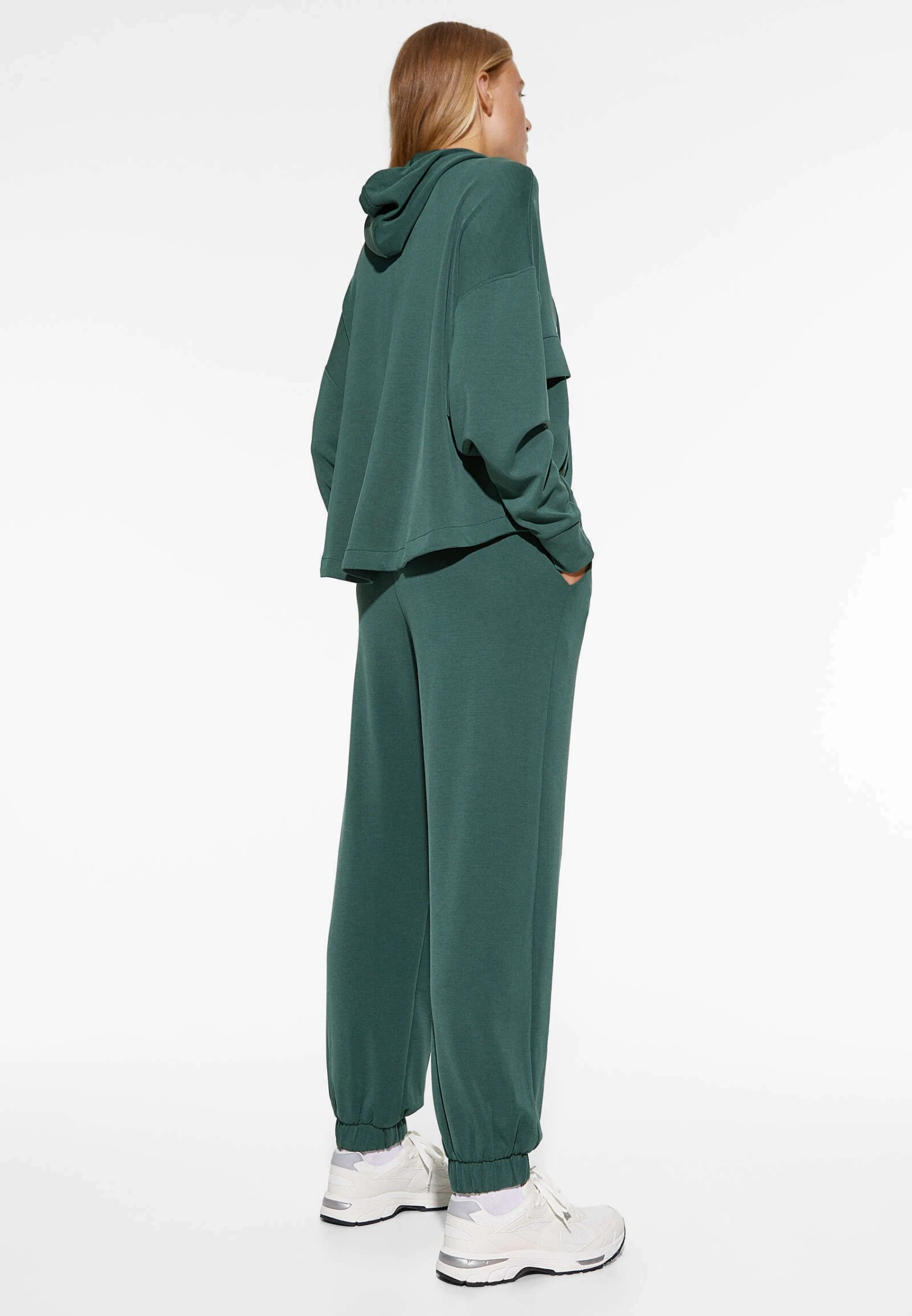 Oysho Soft Touch With ZipFelpa Con CappuccioDark Green Donna Felpe OY121J03V-M11 5 Oysho Soft Touch With ZipFelpa Con CappuccioDark Green Donna Felpe OY121J03V-M11 - immagine 3