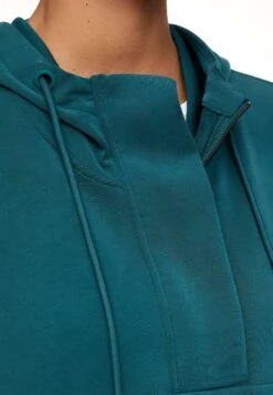 Oysho Soft Touch With ZipFelpa Con CappuccioMottled Dark Green Donna Felpe OY121J03B-M11 -Fashion Brand 833457fe04054480885fef57e3dad321