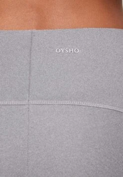 Oysho Compressive Basic Ankle-Length - Collant - Grey -Fashion Brand 85d00c0bf3704cf28b4f15167fbae90b