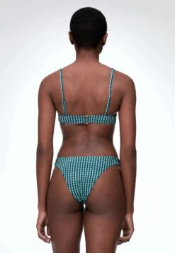 Oysho Gingham Halterneck - Bikini Pezzo Sopra - Blue -Fashion Brand 87469c008a584a5ab83b964f61826c3c