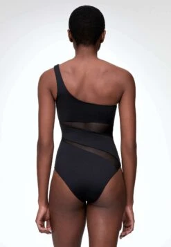 Oysho Sheer Panel AsymmetricCostume Da BagnoBlack Donna Moda Mare OY181G07P-Q11 -Fashion Brand 8757814c12404cdda4f131924c1146f4