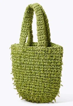 Oysho Appliqué - Borsa A Mano - Green -Fashion Brand 89c4fd39e681443d9919d6d3afc1c580