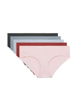 Oysho 5 Pack Laser-Cut Full Classic - Slip - Dark Red -Fashion Brand 8b3c10891c694534a8f42c73026706f4