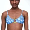 Oysho Geometric JacquardBikini Pezzo SopraLight Blue Donna Moda Mare OY181J0BV-K11 -Fashion Brand 8c841379d12c453b96227bc3e5f06b1b