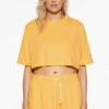 Oysho Washed CropT-Shirt BasicMottled Yellow Donna T-shirt E Top OY121D078-E11 -Fashion Brand 8ed3307f3bdc4df083e6eb72510c1b5c