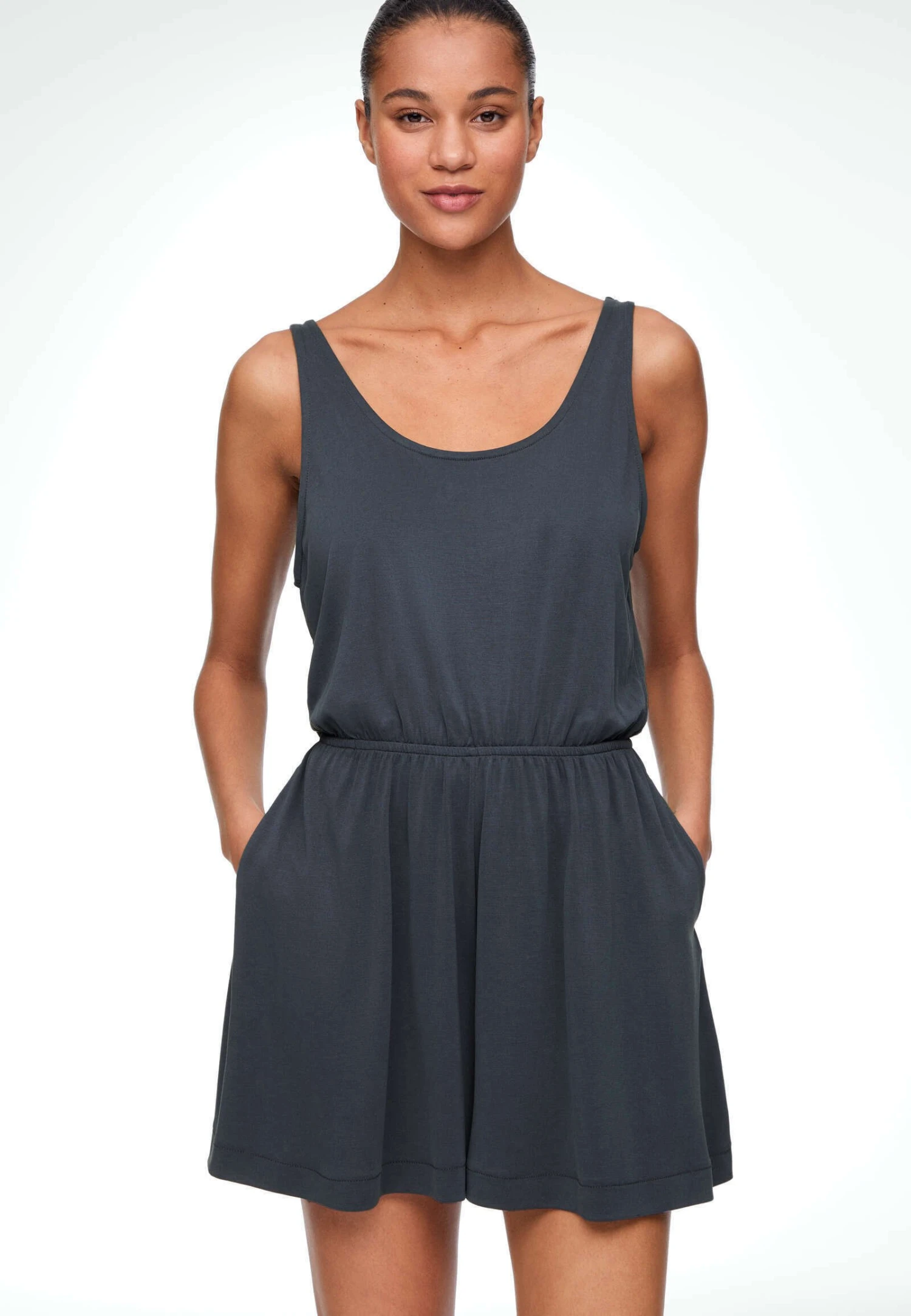 Oysho Tuta JumpsuitDark Grey Donna Tute Jumpsuit OY121T02X-C11 3 Oysho Tuta JumpsuitDark Grey Donna Tute Jumpsuit OY121T02X-C11