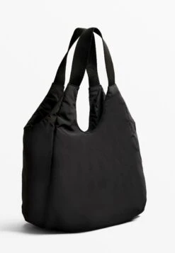 Oysho SHOPPER WITH CONTRASTING HANDLE - Shopping Bag - Black -Fashion Brand 91350a91f57944fcbe67e48cc4363cb0