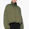 Oysho Water-Repellent CropGiubbotto BomberKhaki Donna Giacche E Blazer OY121U02A-N11