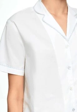 Oysho Short-Sleeved With TrimMaglia Del PigiamaWhite Donna Intimo Notte E Loungewear OY181Q12L-A11 11 Oysho Short-Sleeved With TrimMaglia Del PigiamaWhite Donna Intimo Notte E Loungewear OY181Q12L-A11 -Fashion Brand 97f4af5733684ac3965c917aa3794c63