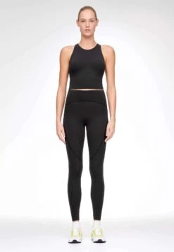 Oysho Basic Compressive 70Cm Ankle-Length- Collant - Black