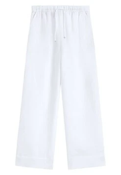 Oysho Wide StraightPantaloniWhite Donna Pantaloni OY121A0A2-A11 -Fashion Brand 9ee36b435930426d86d9dabdb929067f