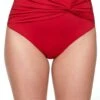 Oysho Full Coverage DrapedBikini Pezzo SottoRed Donna Moda Mare OY181I0NO-G11
