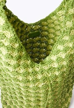 Oysho Shopping BagGreen Donna Borse OY151H09F-M11 -Fashion Brand a58075555dd94396b05a078f800e18e9