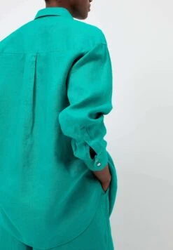 Oysho GinghamLong-SleevedCamiciaMottled Turquoise Donna Camicie E Bluse OY121E06K-L11 -Fashion Brand a618e292cf8c40b9a9a13e99c88df41e