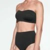 Oysho High Rise Bikini Pezzo SottoBlack Donna Moda Mare OY181R162-Q11
