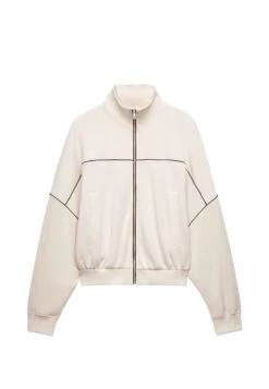 Oysho Modal PipingFelpa Con ZipStone Donna Felpe OY121J03O-C11 -Fashion Brand ab683bcd34c1417ba1b5c7e7cf20cacd