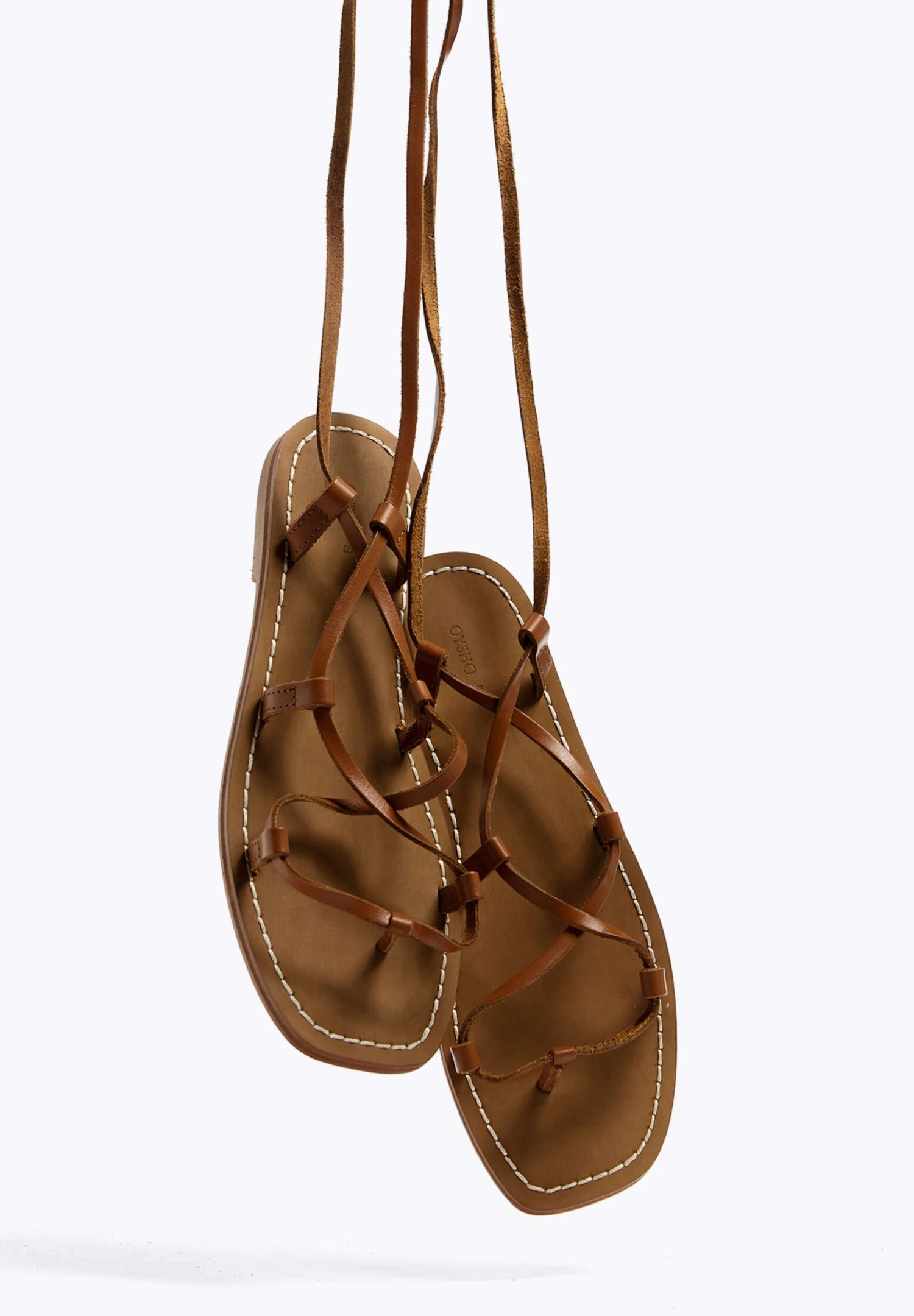 Oysho Roman - Sandali Con Cinturino - Brown 9 Oysho Roman - Sandali Con Cinturino - Brown - immagine 7