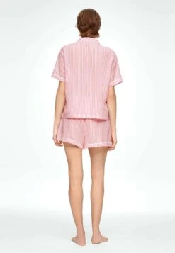 Oysho Stripe Short-SleevedMaglia Del PigiamaPink Donna Intimo Notte E Loungewear OY181Q12K-J11 -Fashion Brand adf6be93e3634fd39ab0f60e90ca7d0f