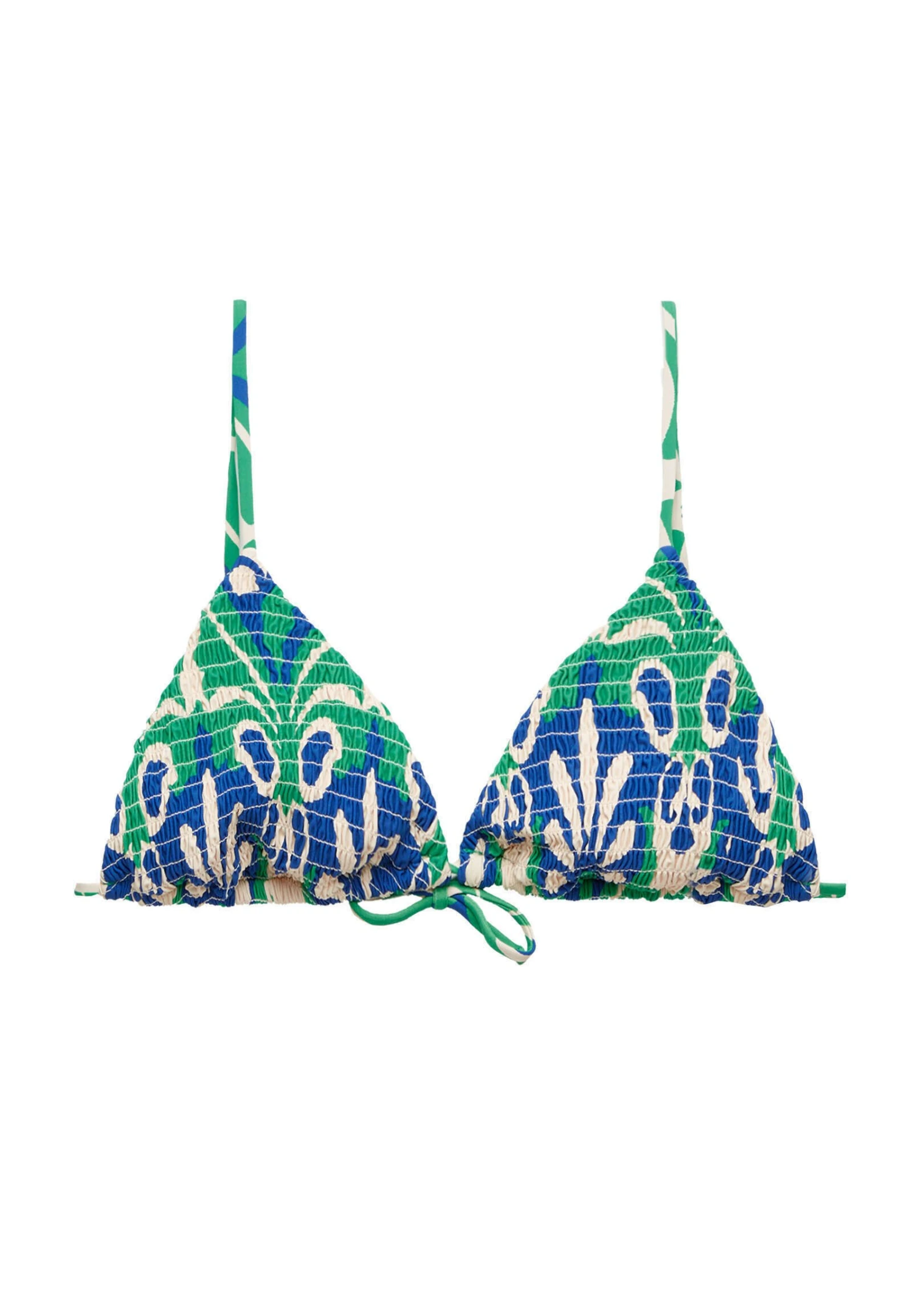 Oysho Smock Stamp Print TriangleBikini Pezzo SopraGreen Donna Moda Mare OY181E00F-M11 9 Oysho Smock Stamp Print TriangleBikini Pezzo SopraGreen Donna Moda Mare OY181E00F-M11 - immagine 7