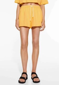 Oysho WashedShortsMottled Yellow Donna Shorts OY121S03I-E11