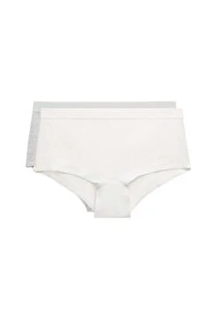 Oysho 2 Pack Boxers With Logo - Culotte - White 12 Oysho 2 Pack Boxers With Logo - Culotte - White -Fashion Brand b244014fa0a1482a93a68f13e44ffad8