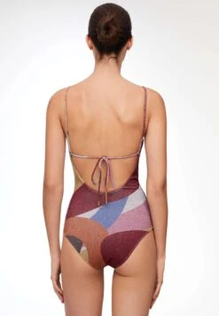 Oysho Shiny Jacquard TriangleCostume Da BagnoPink Donna Moda Mare OY181G07T-J11 -Fashion Brand b2d126a3f0424b03954824f1c09c6e18
