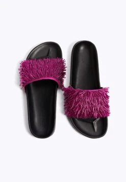 Oysho Appliqué Slides 11272280CiabattinePurple Donna Ciabatte E Zoccoli OY111A0CF-I11 -Fashion Brand b4551444b95742b496ae5e6f2a0367f4