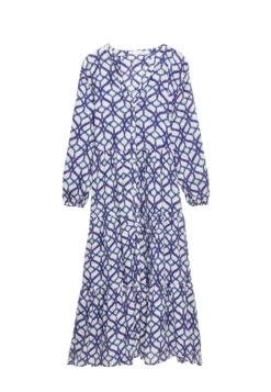 Oysho Printed - Vestito Lungo - Offwhite -Fashion Brand b477f23340294c95a001817396e3c6b8