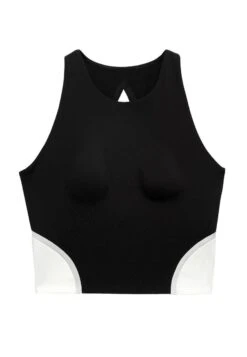 Oysho Compressive Blocks TankTopBlack Donna T-shirt E Top OY141D09G-Q11 -Fashion Brand b4848b8acb4a477c8e0c8d7fd36ca70b