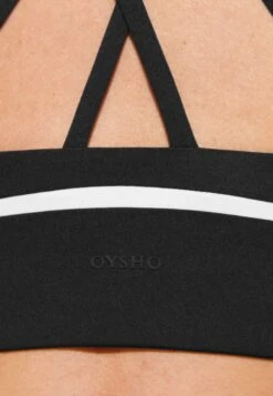 Oysho Medium-Support Sports - Bustino - Black -Fashion Brand b516be2c24c042fcaf63f9dd76e5320c