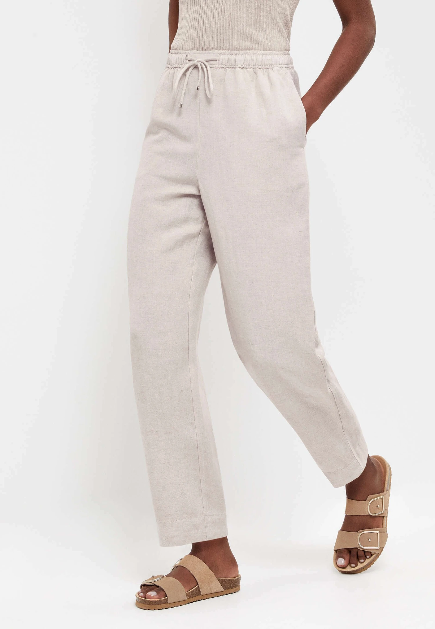 Oysho Pantaloni SportiviBeige Donna Pantaloni OY121A0AN-B11 3 Oysho Pantaloni SportiviBeige Donna Pantaloni OY121A0AN-B11