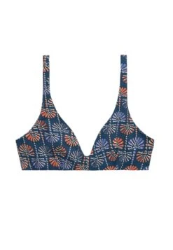 Oysho Palm Tree - Bikini Pezzo Sopra - Blue -Fashion Brand b8c9020419d74d65b129bb18491c400b