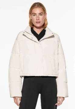 Oysho Crop Primaloft - Giacca Invernale - White