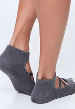 Oysho 2 Pairs Yoga And PilatesCalziniLight Pink Donna Calze OY181F0R9-J11