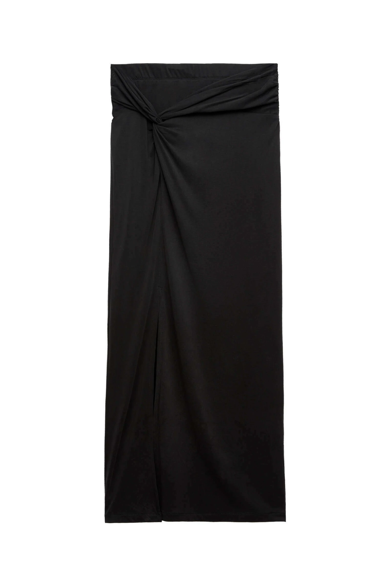 Oysho Modal Knot Midi - Gonna Lunga - Black 8 Oysho Modal Knot Midi - Gonna Lunga - Black - immagine 6