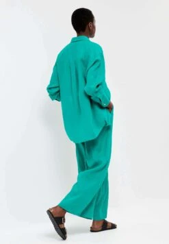 Oysho GinghamLong-SleevedCamiciaMottled Turquoise Donna Camicie E Bluse OY121E06K-L11 -Fashion Brand bcae6893887c43248613445d4637bce6