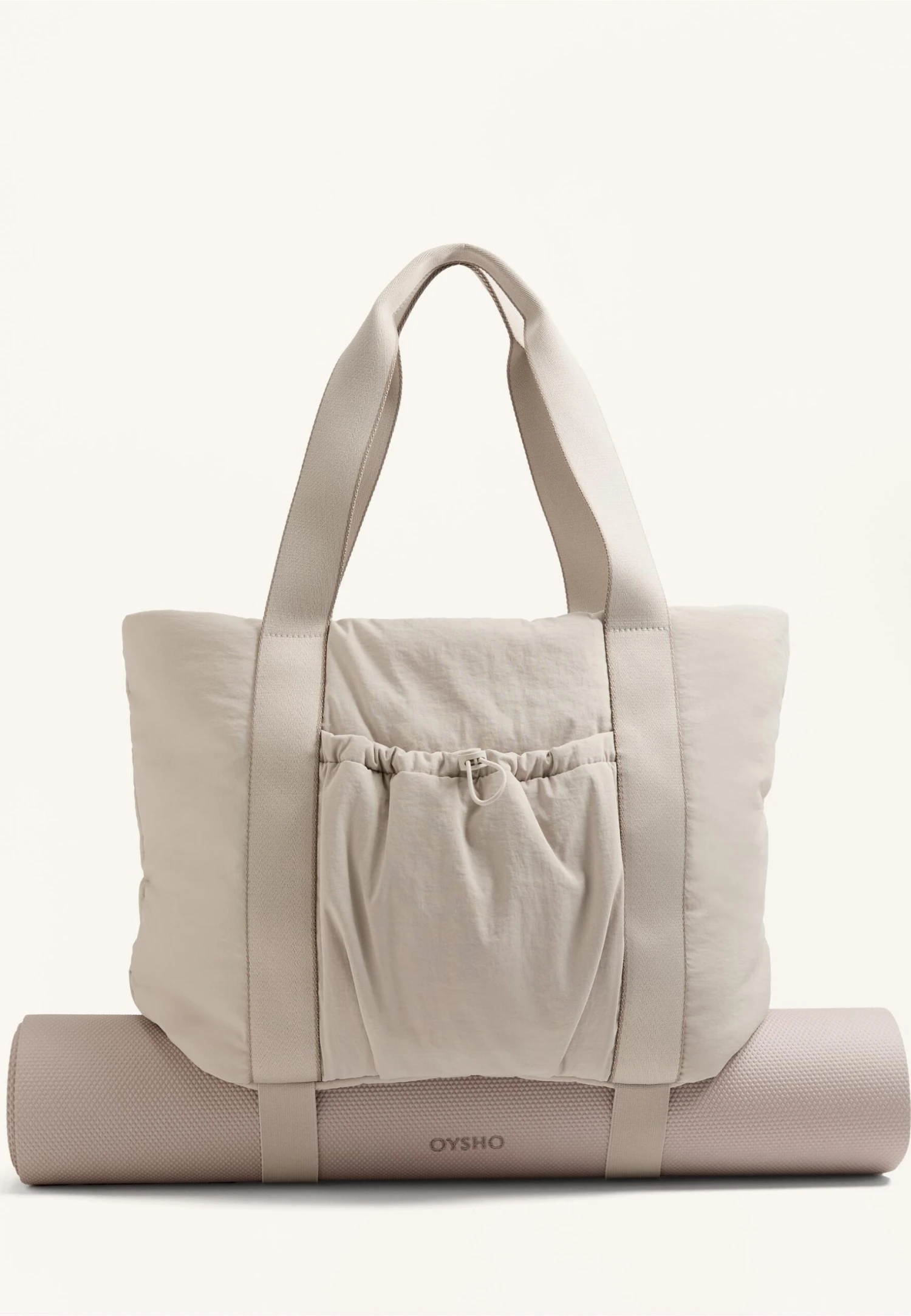 Oysho SHOPPER WITH FRONT POCKET - Shopping Bag - Brown 8 Oysho SHOPPER WITH FRONT POCKET - Shopping Bag - Brown - immagine 6